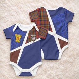 Hepburn The Scottish Football Crest Baby Onesie Lion-Tartan Army