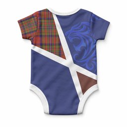 Hepburn The Scottish Football Crest Baby Onesie Lion-Tartan Army