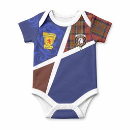 Hepburn The Scottish Football Crest Baby Onesie Lion-Tartan Army