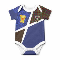 MacMaster (McMaster) The Scottish Football Crest Baby Onesie Lion-Tartan Army