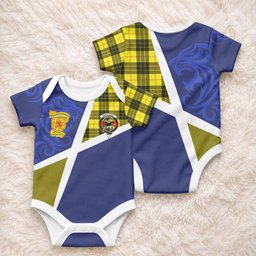 MacLeod (McLeod) The Scottish Football Crest Baby Onesie Lion-Tartan Army