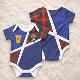 Riddell The Scottish Football Crest Baby Onesie Lion-Tartan Army