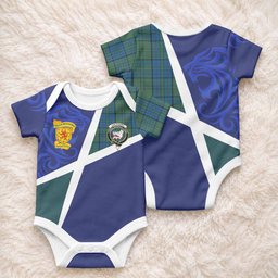 Lockhart The Scottish Football Crest Baby Onesie Lion-Tartan Army