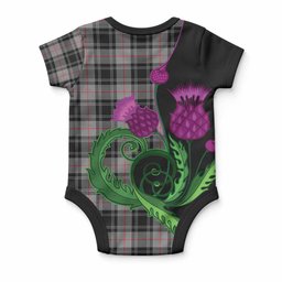 Moffat Tartan Baby Onesie Traditional Scottish Thistle