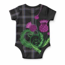 McKenna Tartan Baby Onesie Traditional Scottish Thistle
