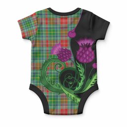 Muirhead Tartan Baby Onesie Traditional Scottish Thistle