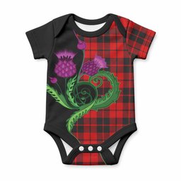 Hogg (Hog) Tartan Baby Onesie Traditional Scottish Thistle