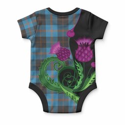 Horsburgh Tartan Baby Onesie Traditional Scottish Thistle