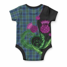 Keith Tartan Baby Onesie Traditional Scottish Thistle
