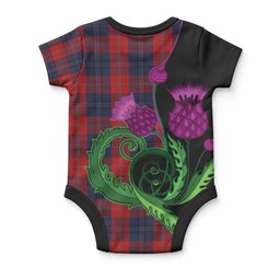 McKnight Tartan Baby Onesie Traditional Scottish Thistle