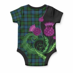 McCoy Tartan Baby Onesie Traditional Scottish Thistle