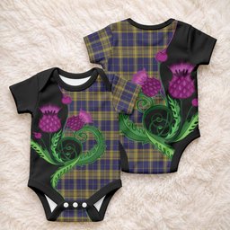 Morris of Wales Tartan Baby Onesie Traditional Scottish Thistle
