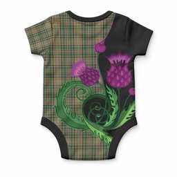 O'Farrell Tartan Baby Onesie Traditional Scottish Thistle