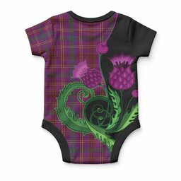 McCall (Caithness) Tartan Baby Onesie Traditional Scottish Thistle