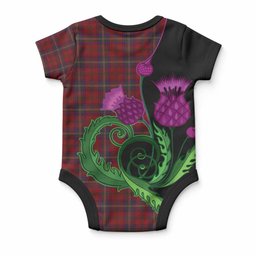 McClure Tartan Baby Onesie Traditional Scottish Thistle