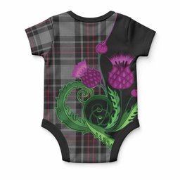 Flynn Tartan Baby Onesie Traditional Scottish Thistle
