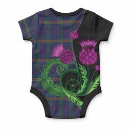 Jenkins of Wales Tartan Baby Onesie Traditional Scottish Thistle