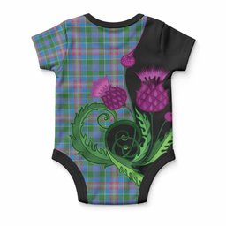 Ralston Tartan Baby Onesie Traditional Scottish Thistle