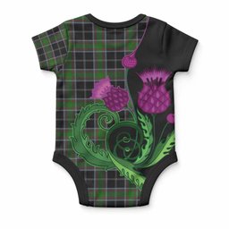 Webster Tartan Baby Onesie Traditional Scottish Thistle
