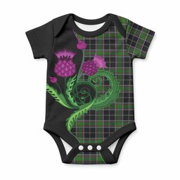 Webster Tartan Baby Onesie Traditional Scottish Thistle