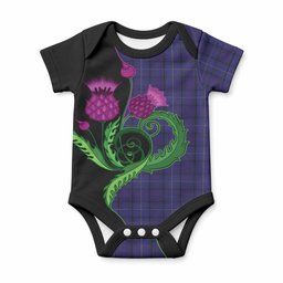 Payne Tartan Baby Onesie Traditional Scottish Thistle