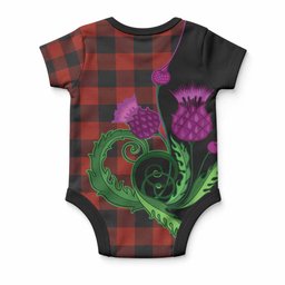 Rob Roy Macgregor Tartan Baby Onesie Traditional Scottish Thistle