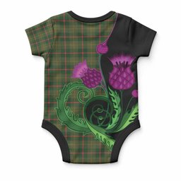 Symington Tartan Baby Onesie Traditional Scottish Thistle