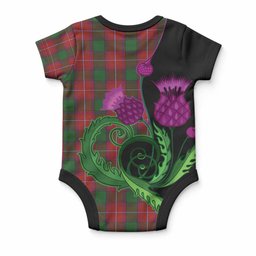 Rattray Tartan Baby Onesie Traditional Scottish Thistle