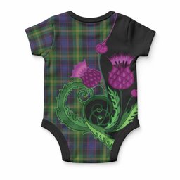 Watson Tartan Baby Onesie Traditional Scottish Thistle