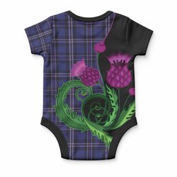 Rangers Dress Tartan Baby Onesie Traditional Scottish Thistle