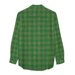 Keating Irish Clan Tartan Women's Casual Shirt with Coat of Arms