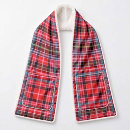 Aberdeen District Tartan Hand-Warmer Pocket Scarf