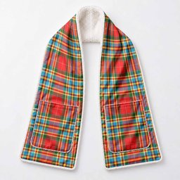 Chattan Tartan Hand-Warmer Pocket Scarf