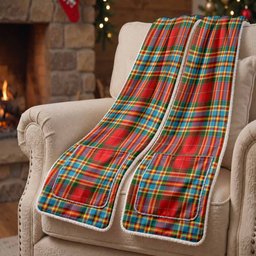 Chattan Tartan Hand-Warmer Pocket Scarf
