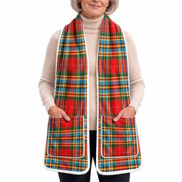 Chattan Tartan Hand-Warmer Pocket Scarf