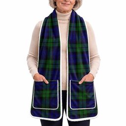 Campbell Tartan Hand-Warmer Pocket Scarf