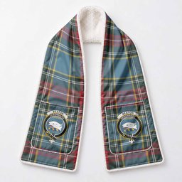 Beaton Tartan Crest Pocket Scarf - Ultimate Plaid Gift Wrap