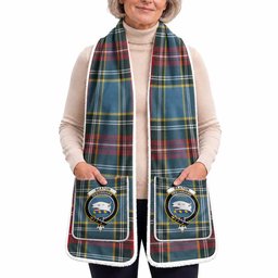 Beaton Tartan Crest Pocket Scarf - Ultimate Plaid Gift Wrap