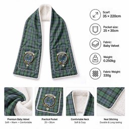 Arbuthnot Tartan Crest Pocket Scarf - Ultimate Plaid Gift Wrap