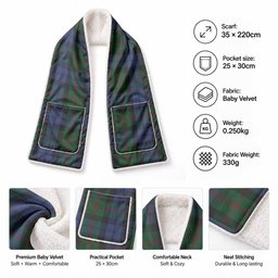 Baird Tartan Hand-Warmer Pocket Scarf