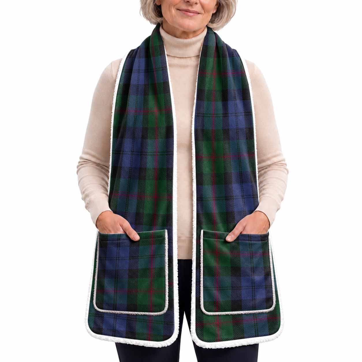 Baird Tartan Hand-Warmer Pocket Scarf