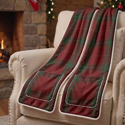 Carruthers Tartan Hand-Warmer Pocket Scarf