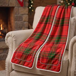 Adair Tartan Hand-Warmer Pocket Scarf