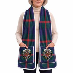Agnew Tartan Crest Pocket Scarf - Ultimate Plaid Gift Wrap