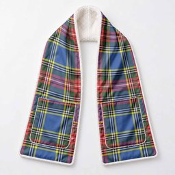 Bethune Tartan Hand-Warmer Pocket Scarf