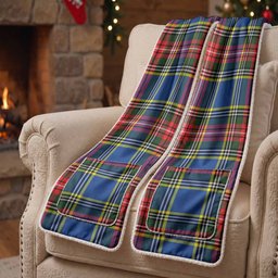 Bethune Tartan Hand-Warmer Pocket Scarf