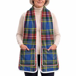 Bethune Tartan Hand-Warmer Pocket Scarf