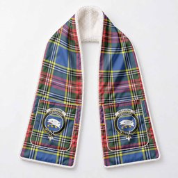 Bethune Tartan Crest Pocket Scarf - Ultimate Plaid Gift Wrap