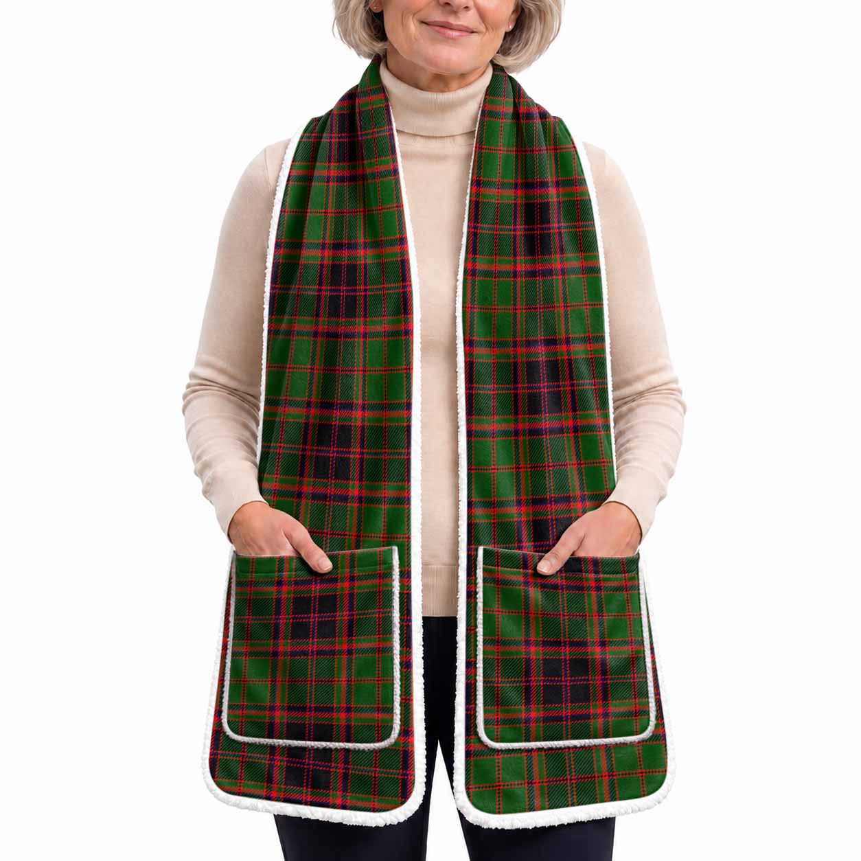 Buchan Tartan Hand-Warmer Pocket Scarf