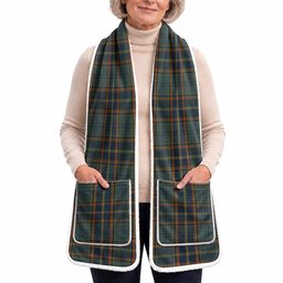 Antrim Tartan Hand-Warmer Pocket Scarf